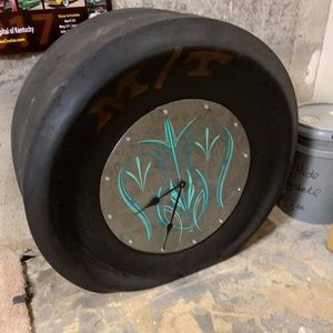 Drag Racing Slick Clock